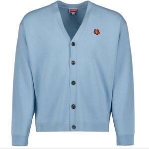 Kenzo Boke Flower Sky Blue Cardigan Size Medium